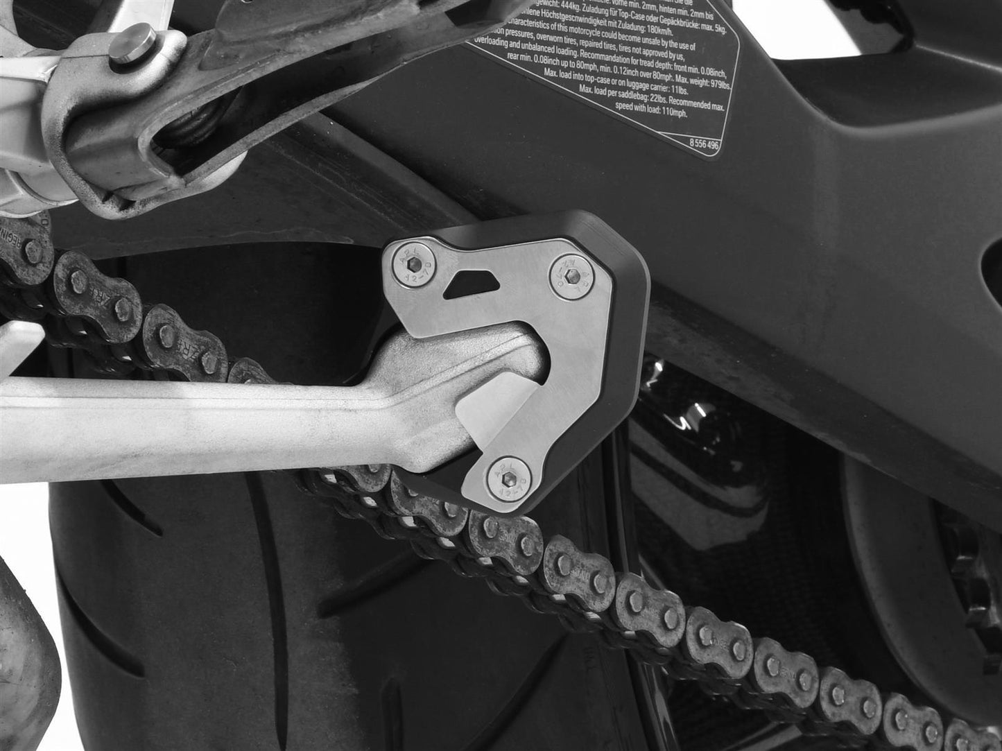ZIEGER Seitenständerfuß-Verbreiterung passend für BMW S 1000 XR 2015-2019 - Kama Bike Parts