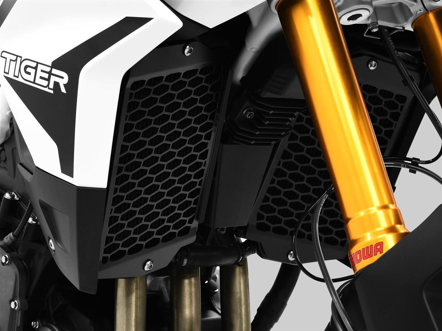 ZIEGER Kühlerabdeckung passend für Triumph Tiger 900 Rally 2019-2023 - Kama Bike Parts