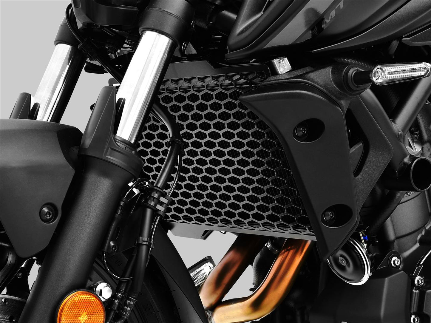 ZIEGER Kühlerabdeckung passend für Yamaha MT-07 2021-2023 - Kama Bike Parts