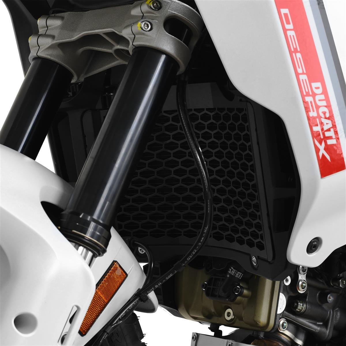 ZIEGER Kühlerabdeckung passend für Ducati DesertX 2022-2023 - Kama Bike Parts
