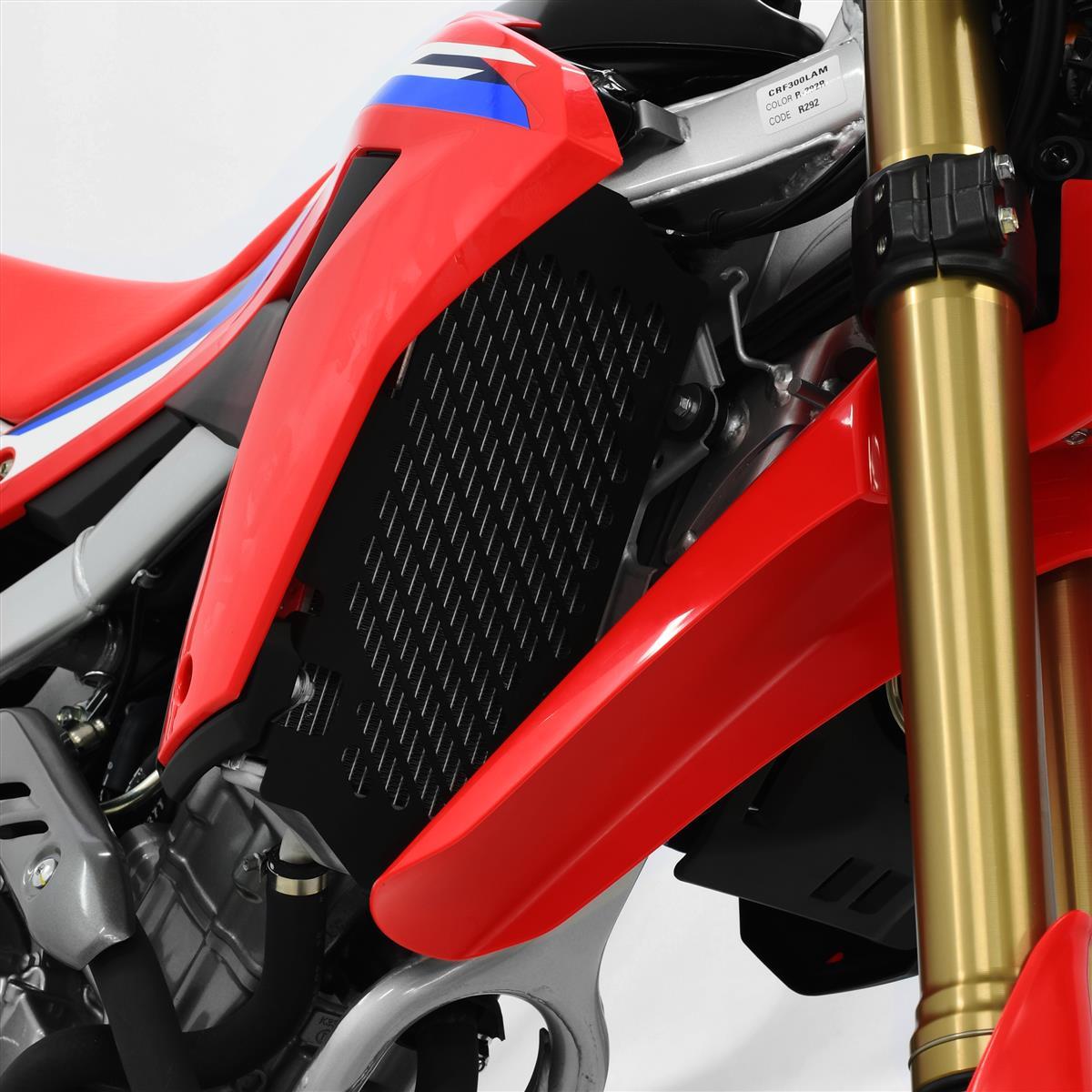 ZIEGER Kühlerabdeckung passend für Honda CRF 300 L 2021-2024 - Kama Bike Parts
