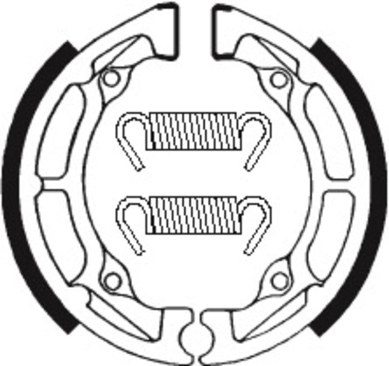 Bremsbacken Organisch BA020 passend für SUZUKI CS 50 1982-1983