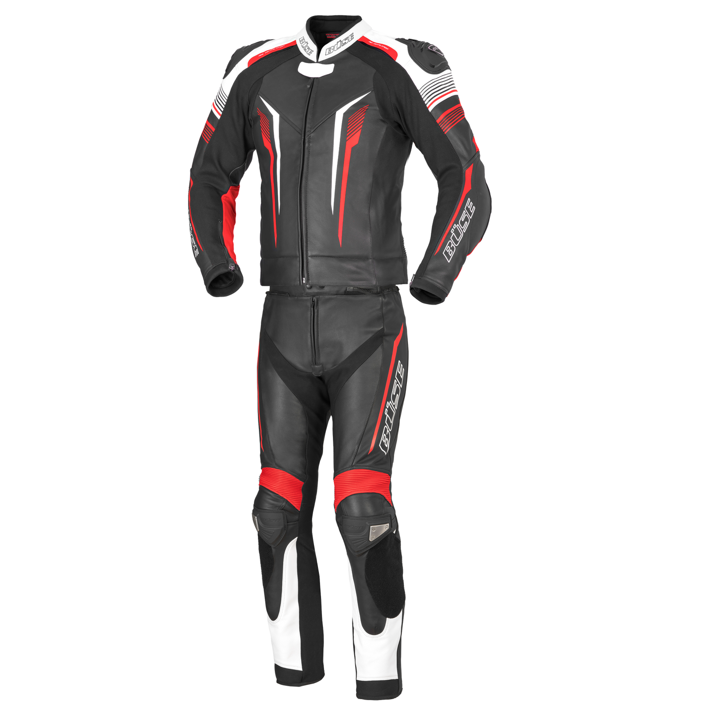 BÜSE Tormo Motorrad-Lederkombi 2 tlg. mit Protektoren