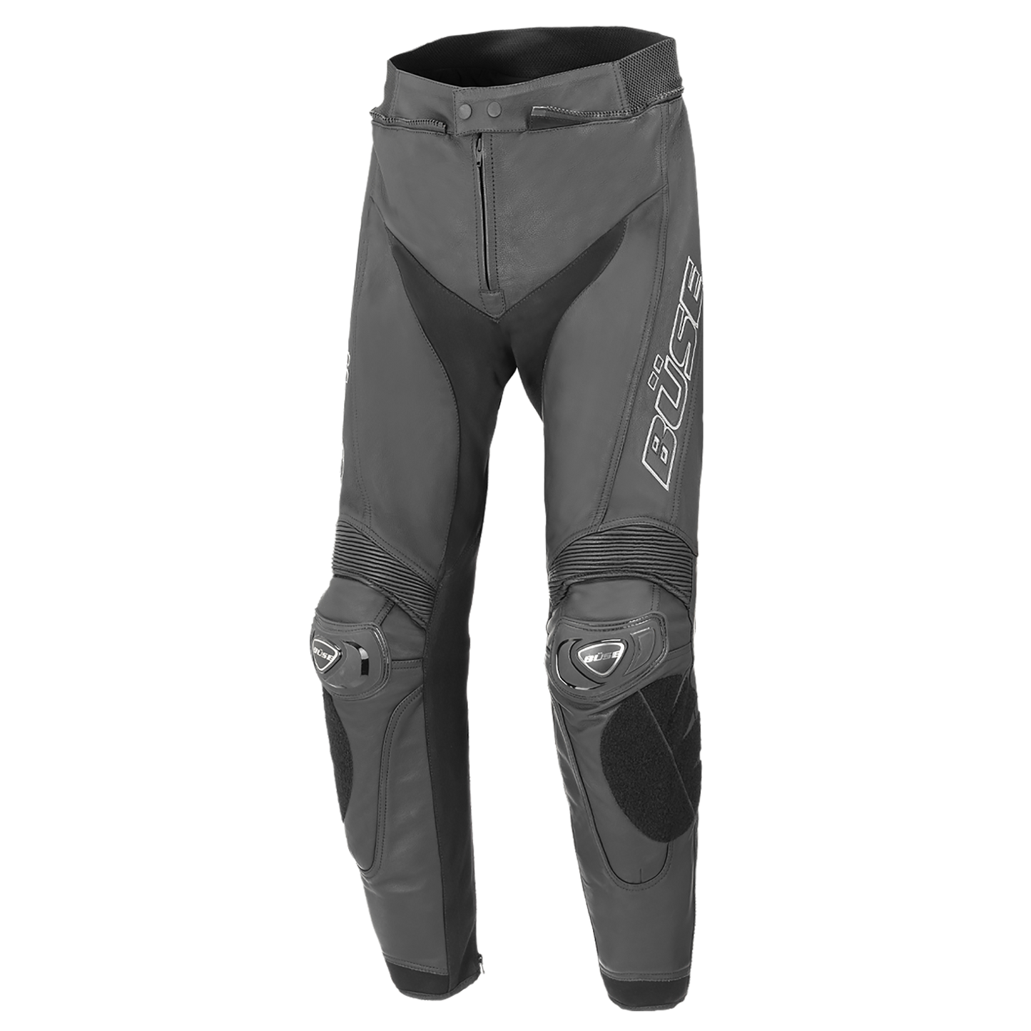 BÜSE Assen Motorrad-Lederhose schwarz mit Protektoren
