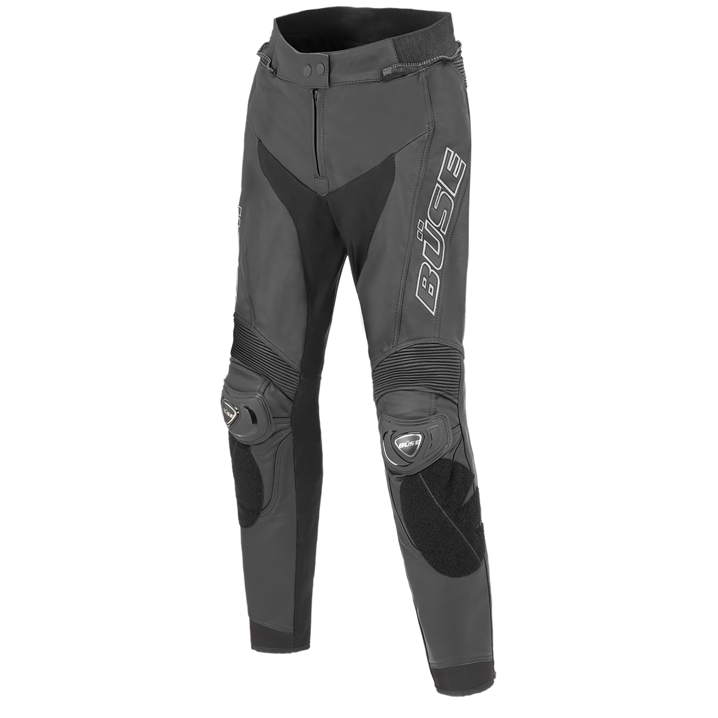 BÜSE Assen Damen Motorrad-Lederhose schwarz mit Protektoren