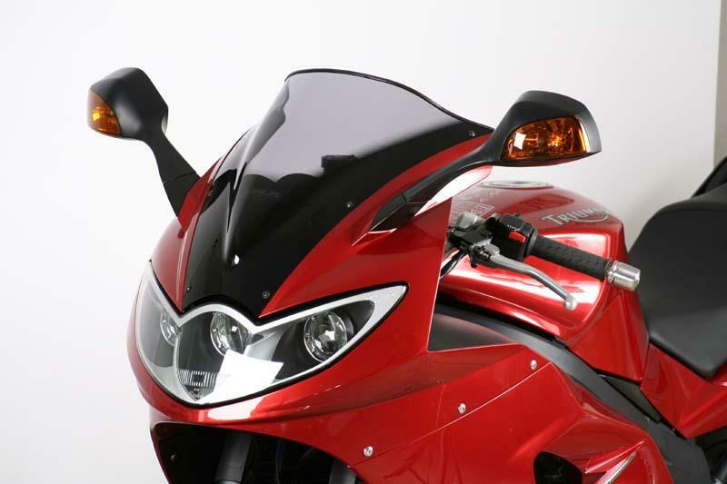 MRA Racingscheibe "R" rauchgrau passend für Triumph SPRINT ST 1050 2005-
