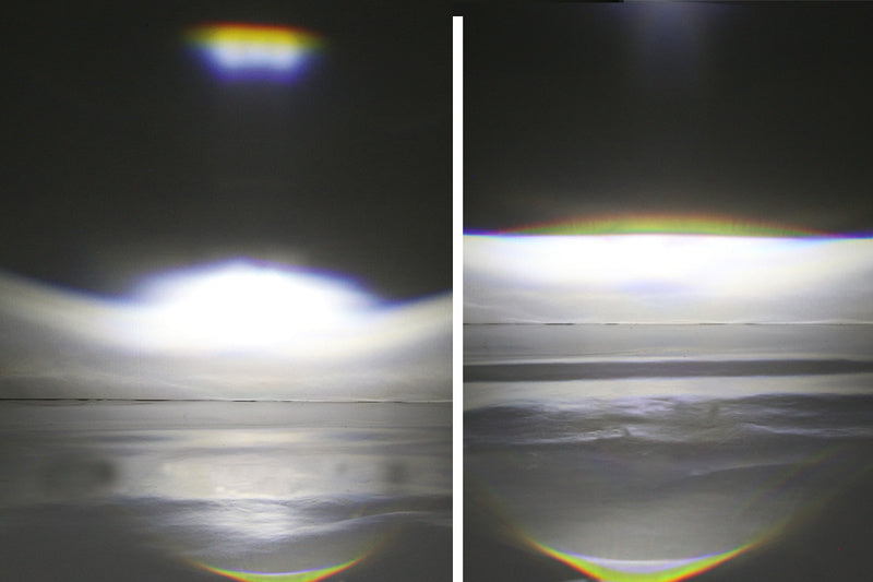 Highsider 45 mm Dual-Stream Motorrad LED Scheinwerfer Schwarz E-geprüft