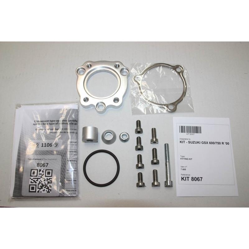 Auspuff HEXOVAL XTREM Evolution passend für Suzuki GSX-R 600 2001-2005
