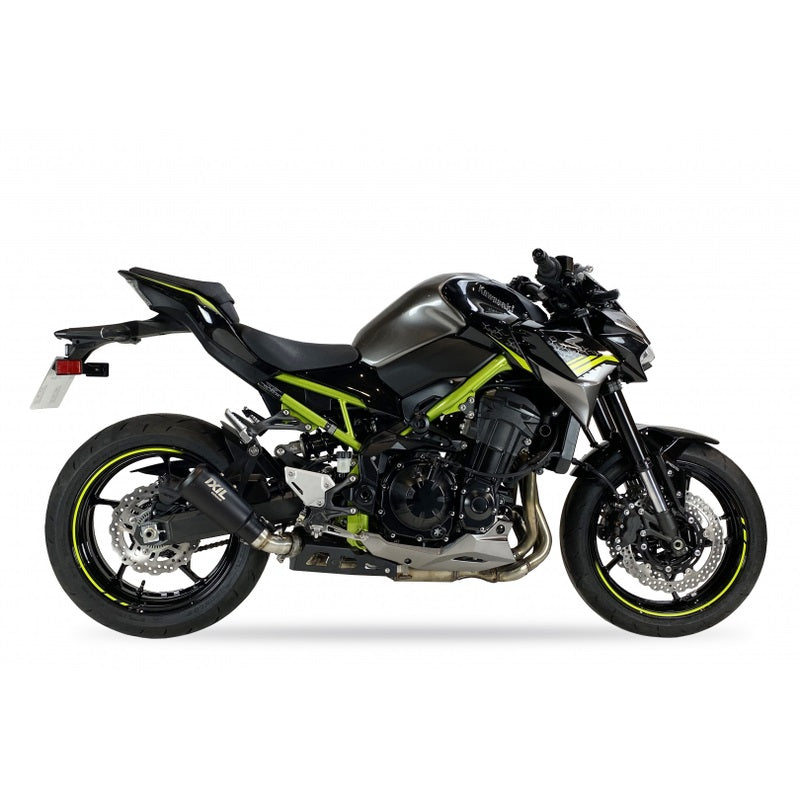 IXIL RB Edelstahl black Auspuff passend für Kawasaki Z 900 2020-2024 (ZR900F)