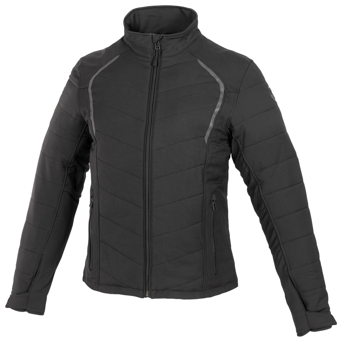 BÜSE Relax Motorrad-Textiljacke Damen schwarz mit Protektoren
