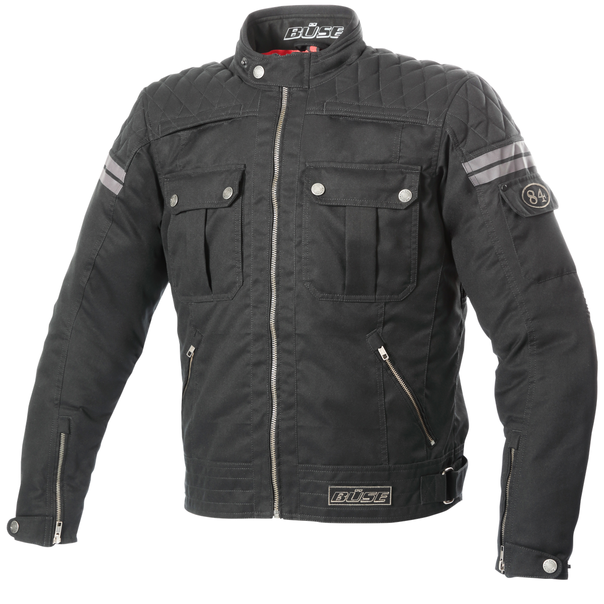 BÜSE Blackpool Motorrad-Textiljacke wasserabweisend mit Protektoren