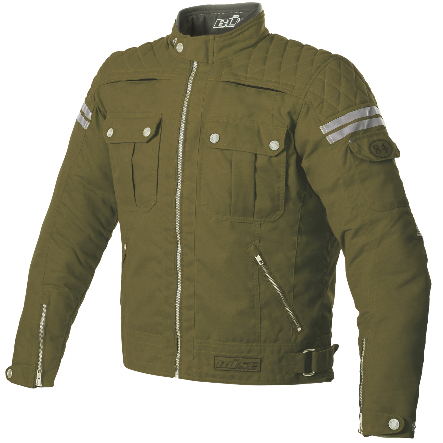 BÜSE Blackpool Motorrad-Textiljacke wasserabweisend mit Protektoren