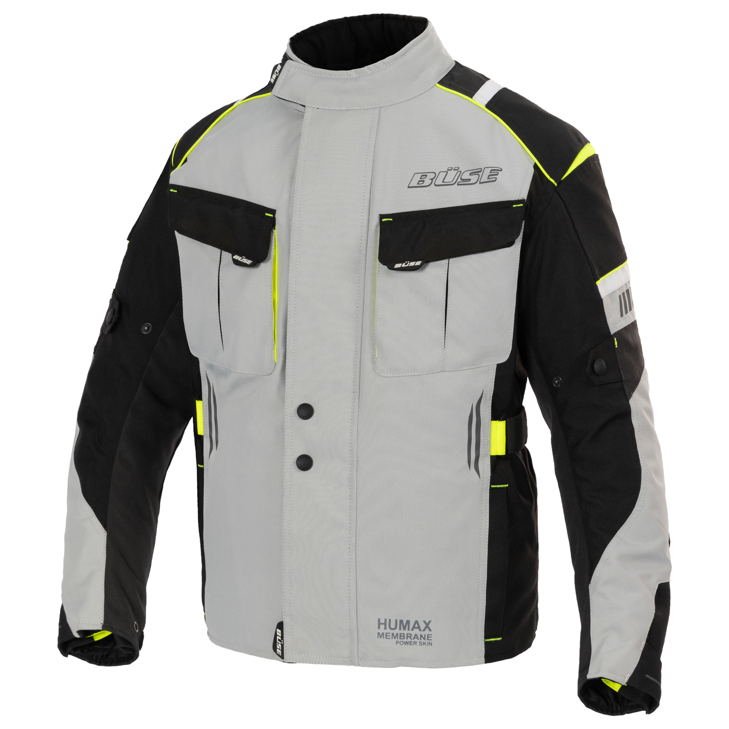 BÜSE Breno Pro Motorrad-Textiljacke Kinder wasserdicht mit Protektoren