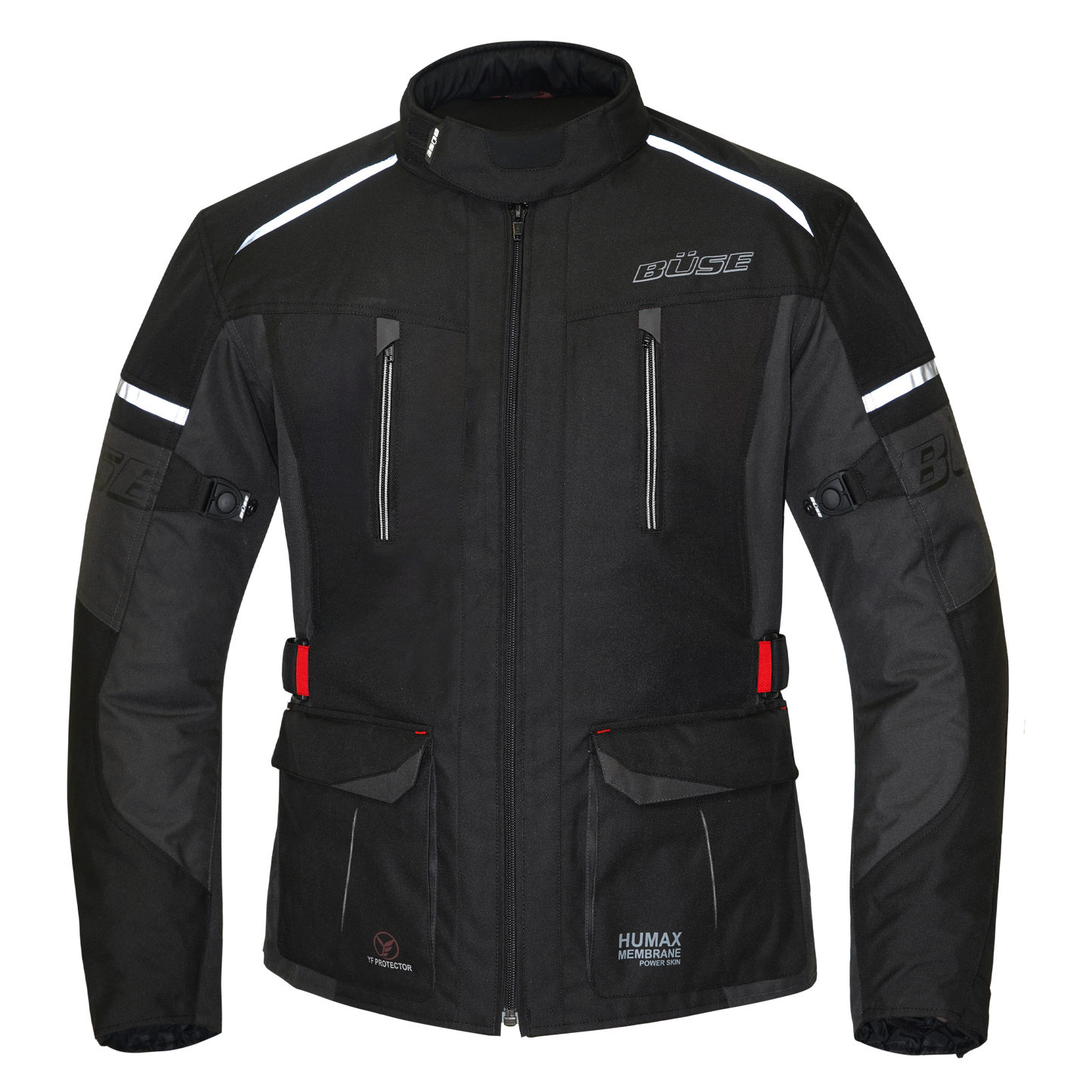 BÜSE Rider Motorrad-Textiljacke Kinder wasserdicht mit Protektoren