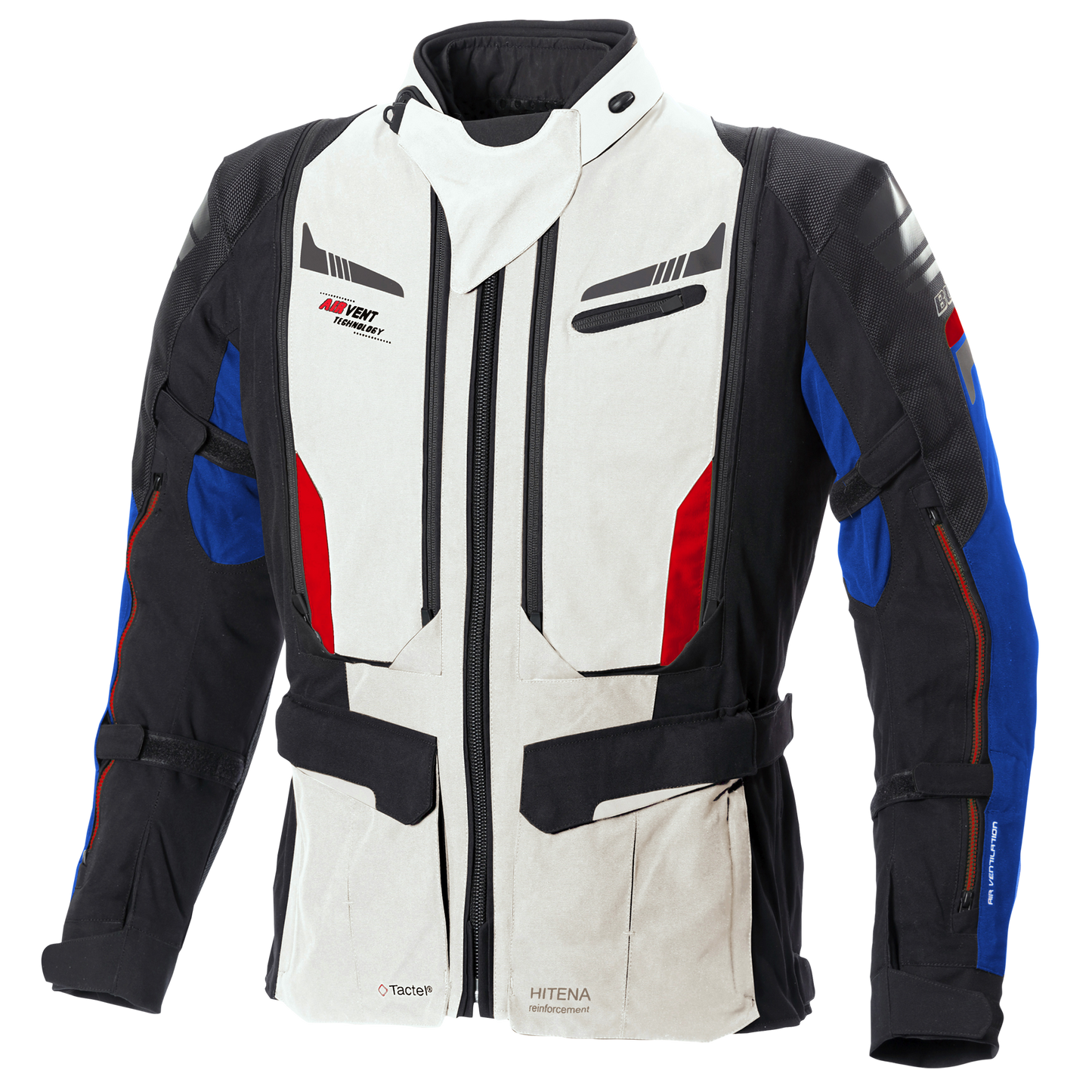 BÜSE Agadir Motorrad-Textiljacke wasserdicht mit Protektoren