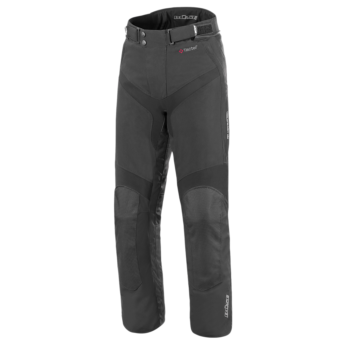 BÜSE Highland Motorrad-Textilhose schwarz wasserdicht mit Protektoren