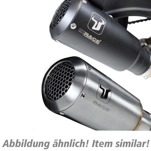 IXRACE Edelstahl Auspuff MK2 passend für Kawasaki Z 900 2016-2019 - Kama Bike Parts