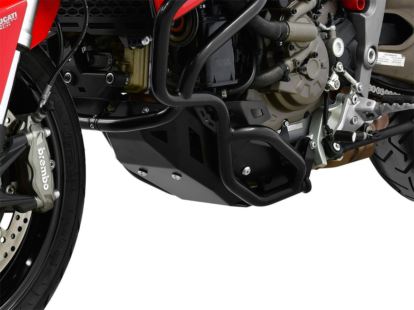 ZIEGER Motorschutz passend für Ducati Multistrada 1200 S 2015-2017 - Kama Bike Parts