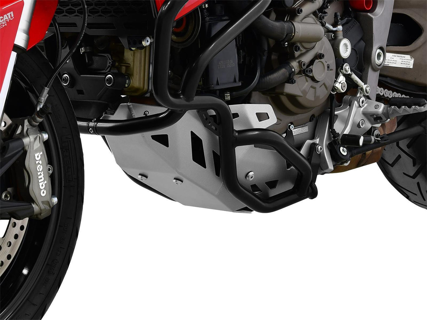ZIEGER Motorschutz passend für Ducati Multistrada 1200 S 2015-2017 - Kama Bike Parts