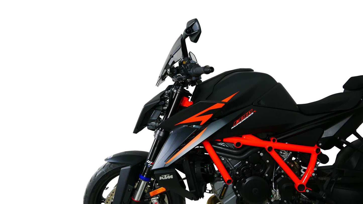 MRA Racingscheibe "NRM" rauchgrau passend für KTM 1390 SUPERDUKE R 2024-