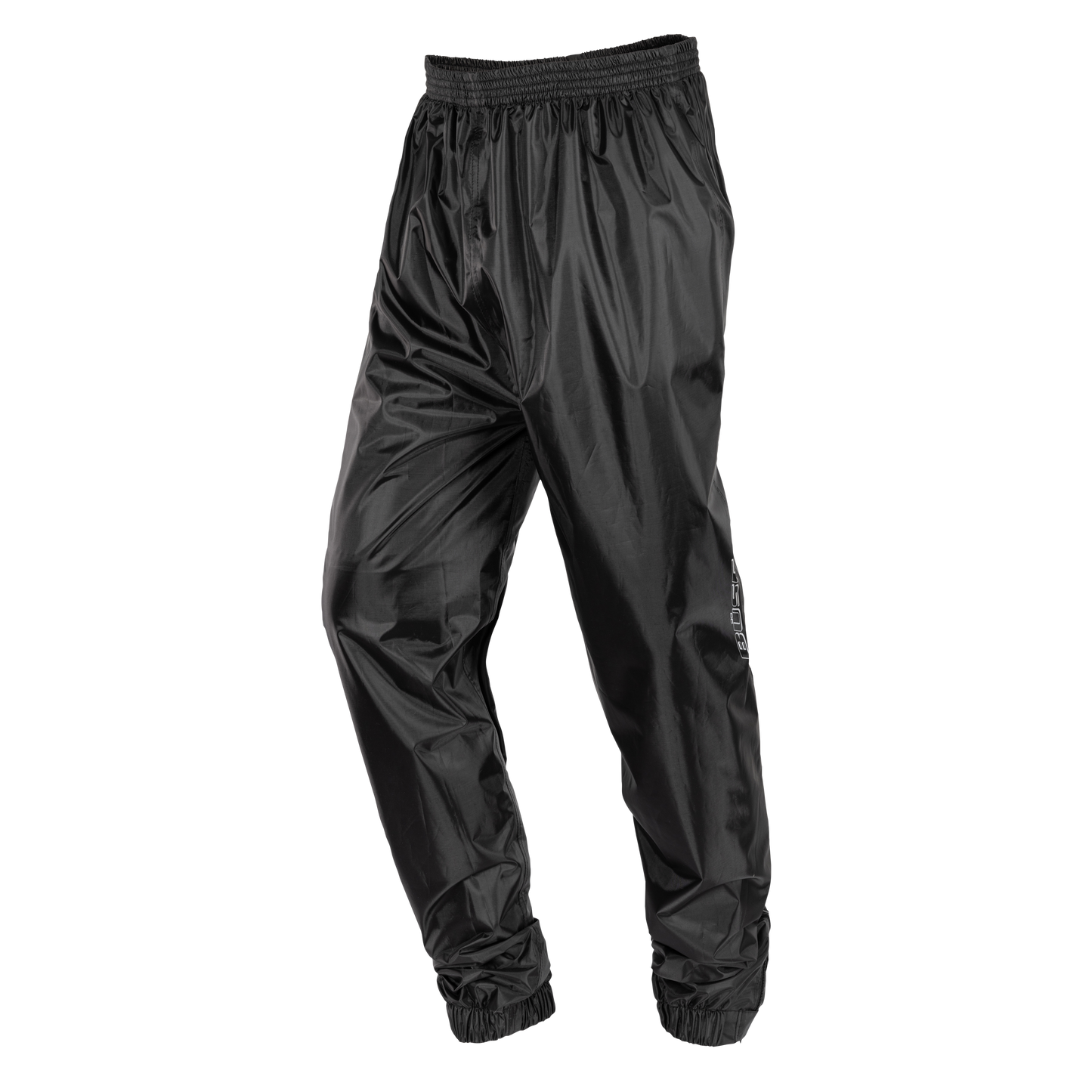 BÜSE Spray Motorrad-Regenhose schwarz wasser- & winddicht mit Reflektor-Print