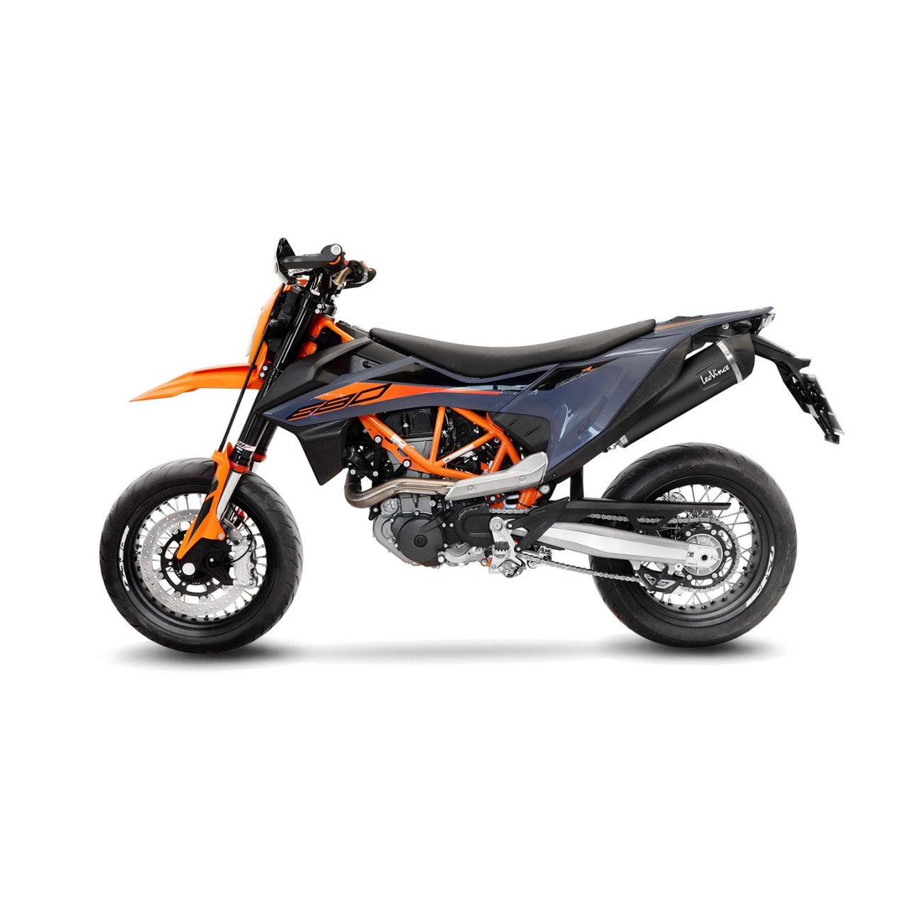 LeoVince LV Nero Auspuff schwarz passend für KTM 690 SMC R 2019-2024