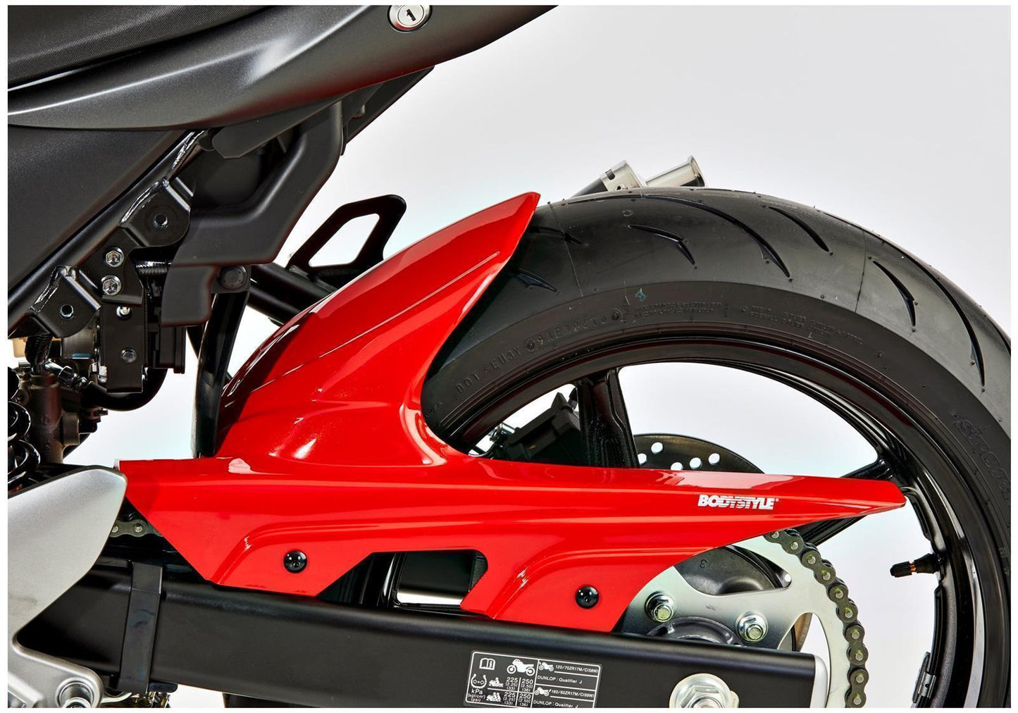 BODYSTYLE Hinterradabdeckung passend für Suzuki SV 650 X 2018-2023 - Kama Bike Parts