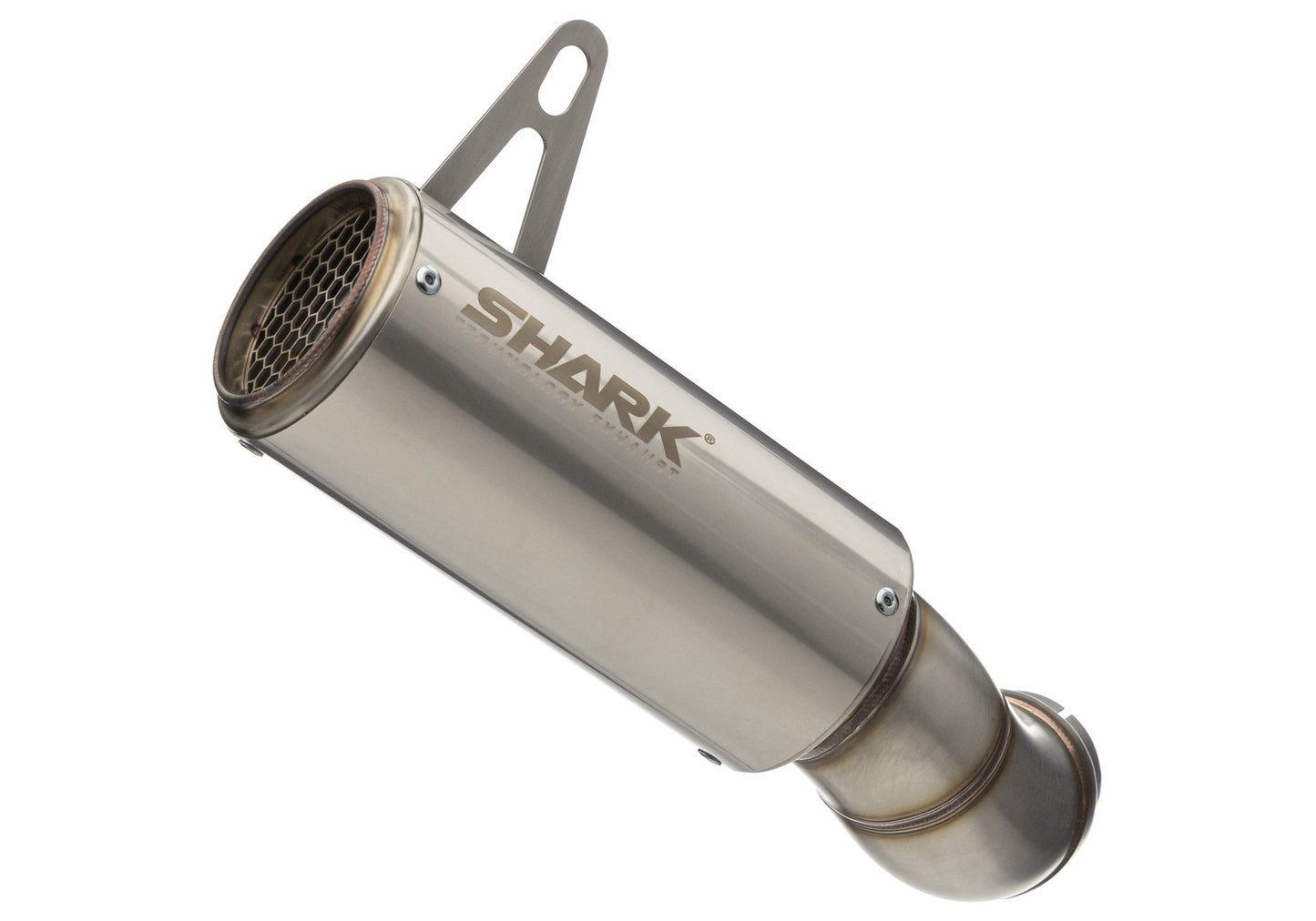 SHARK RCT Raw Auspuff Silber passend für Kawasaki Z900 2025-2026