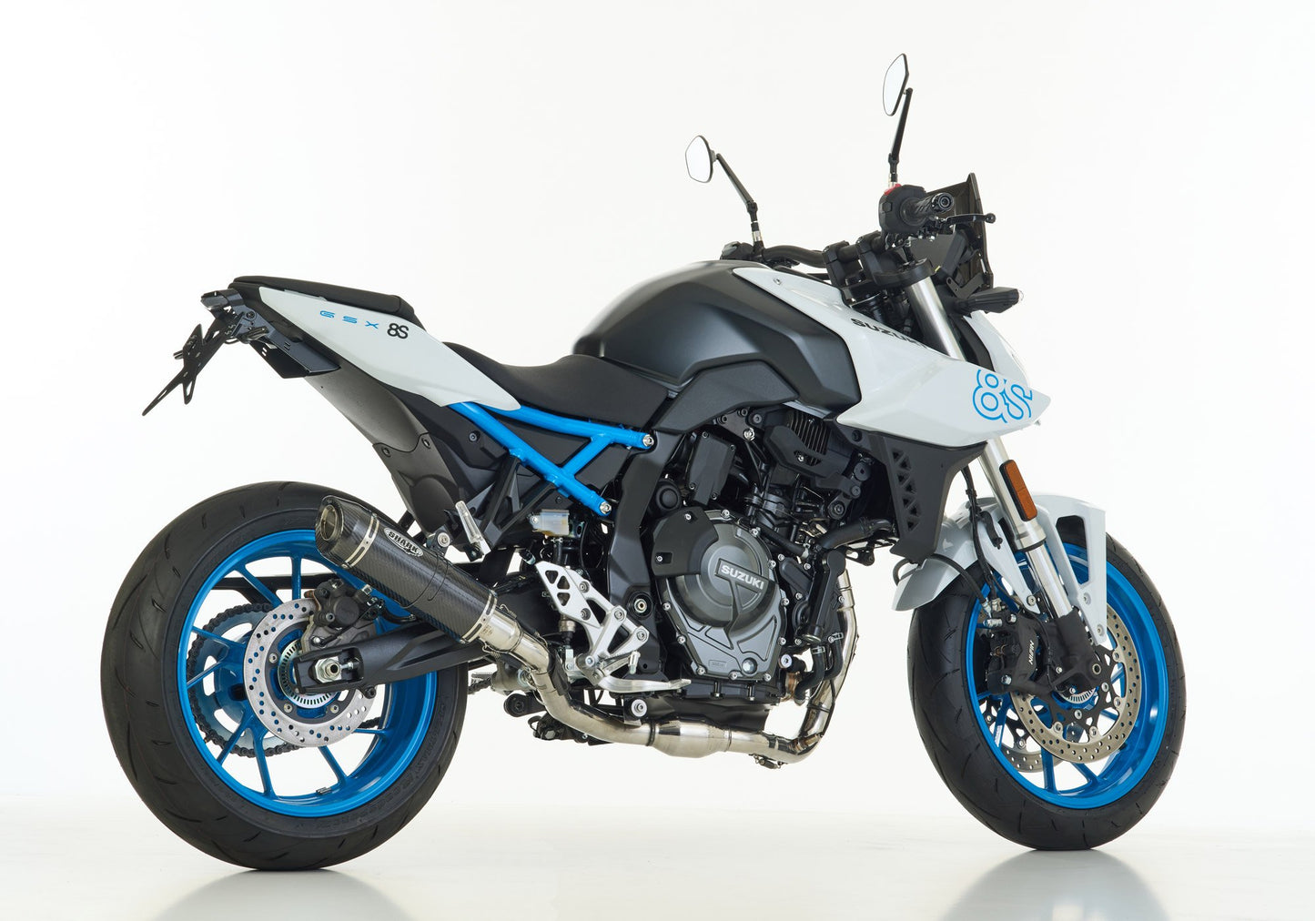 SHARK Street GP Auspuff passend für SUZUKI GSX-8S 2023-2024 - Kama Bike Parts
