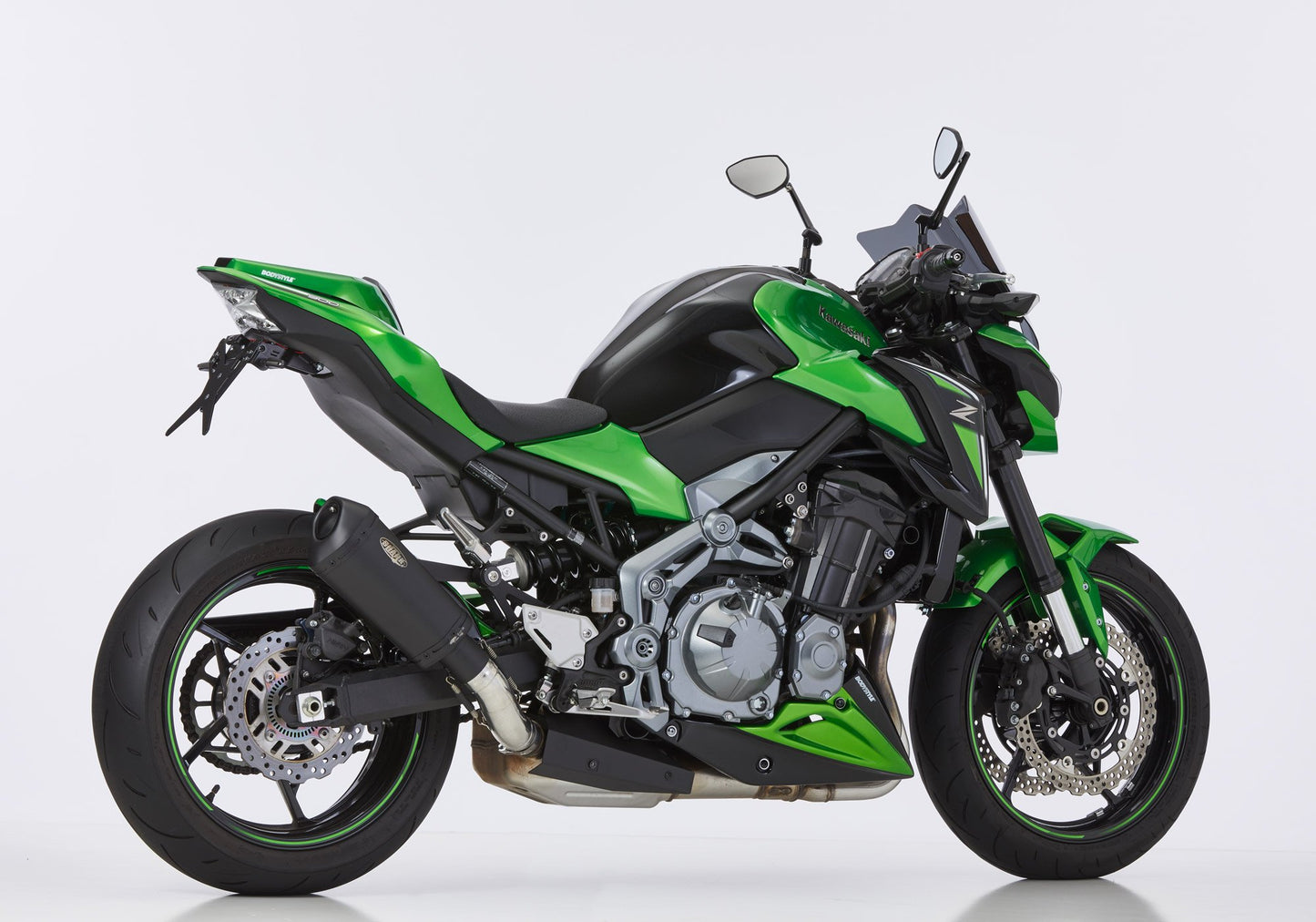 SHARK DSX-10 Auspuff Super Short passend für Kawasaki Z900 2020-2024 - Kama Bike Parts