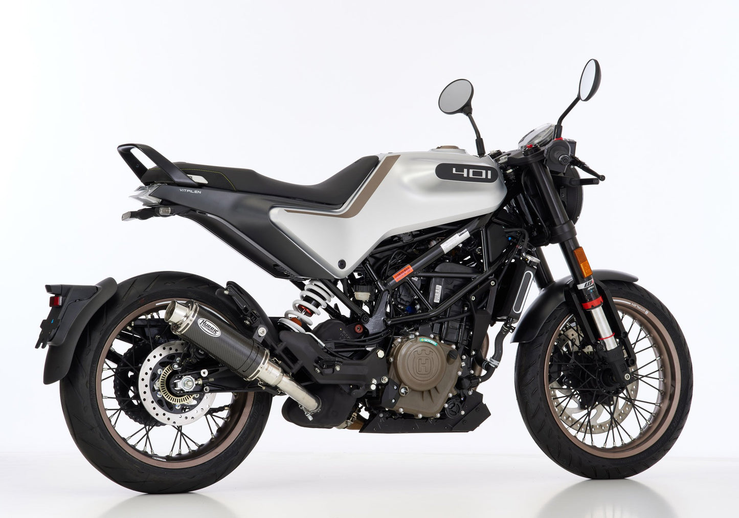 HURRIC Supersport Auspuff Super Short passend für KTM RC 390 2022-2024 - Kama Bike Parts