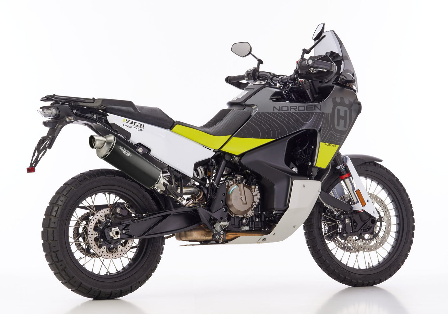 SHARK Trophy Auspuff passend für Husqvarna Norden 901 2022-2023 - Kama Bike Parts