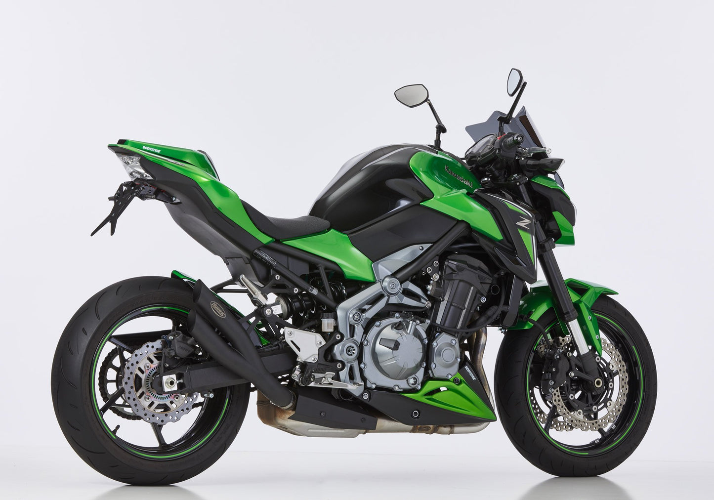 HURRIC Pro 2 Auspuff passend für Kawasaki Z900 (70 kW) 2020-2024 - Kama Bike Parts