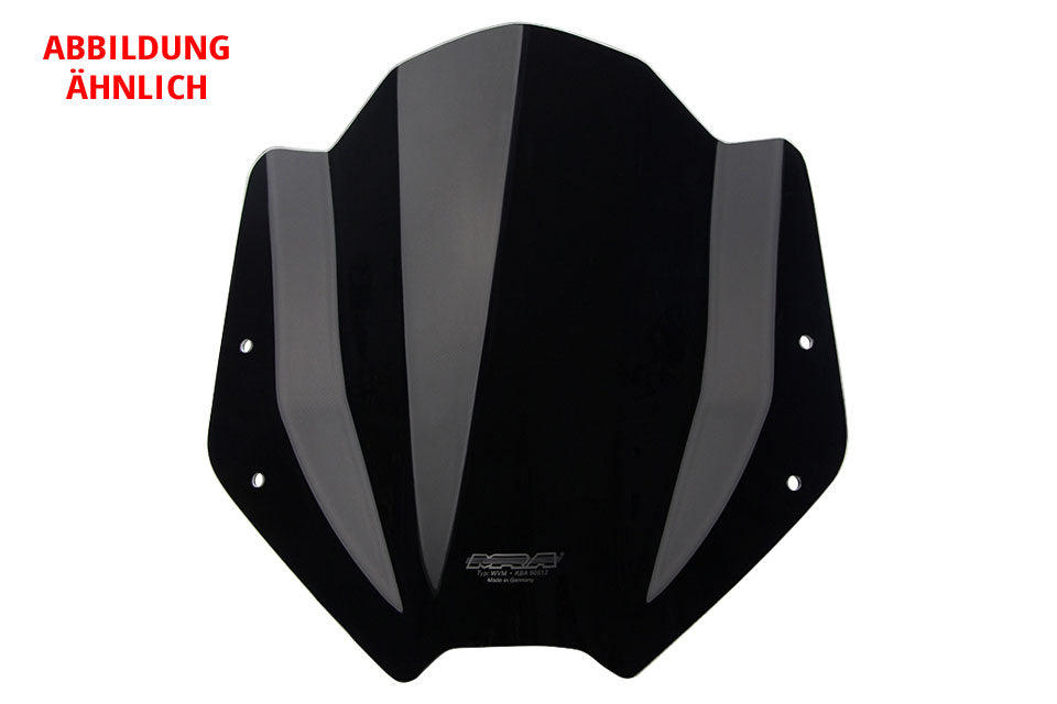 MRA Stealth Shield (SH) rauchgrau Universal Naked Bike ohne Haltesatz