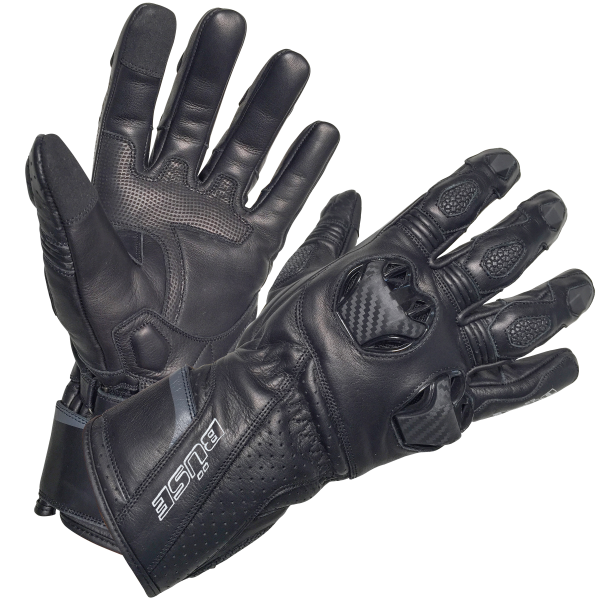 BÜSE Seca Motorrad-Sporthandschuh schwarz