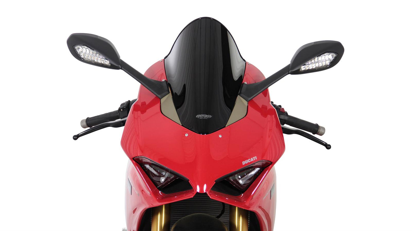 Racingscheibe R schwarz passend für Ducati PANIGALE V4/S 2018-2019 PANIGALE V2 2020-