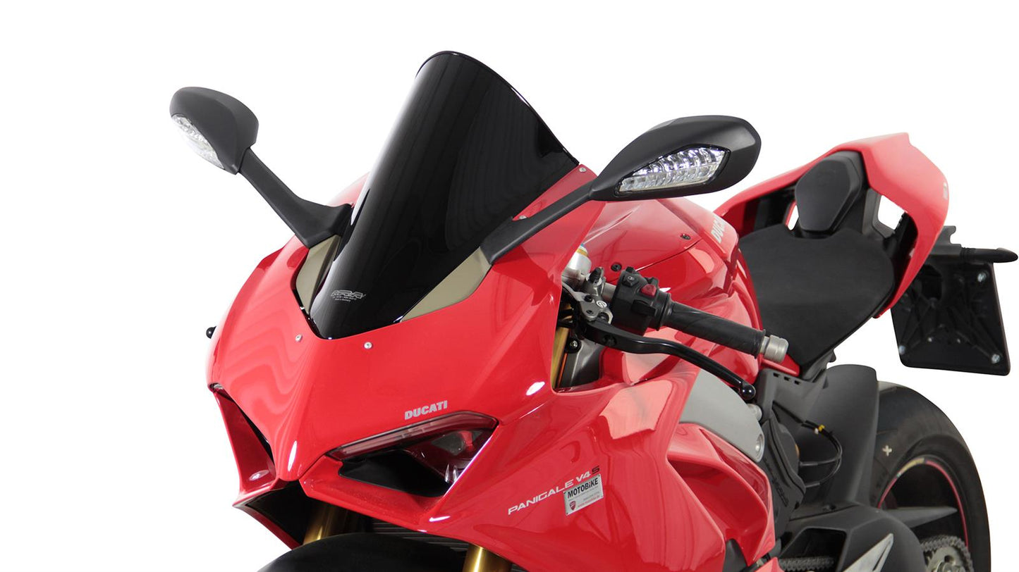 Racingscheibe R schwarz passend für Ducati PANIGALE V4/S 2018-2019 PANIGALE V2 2020-