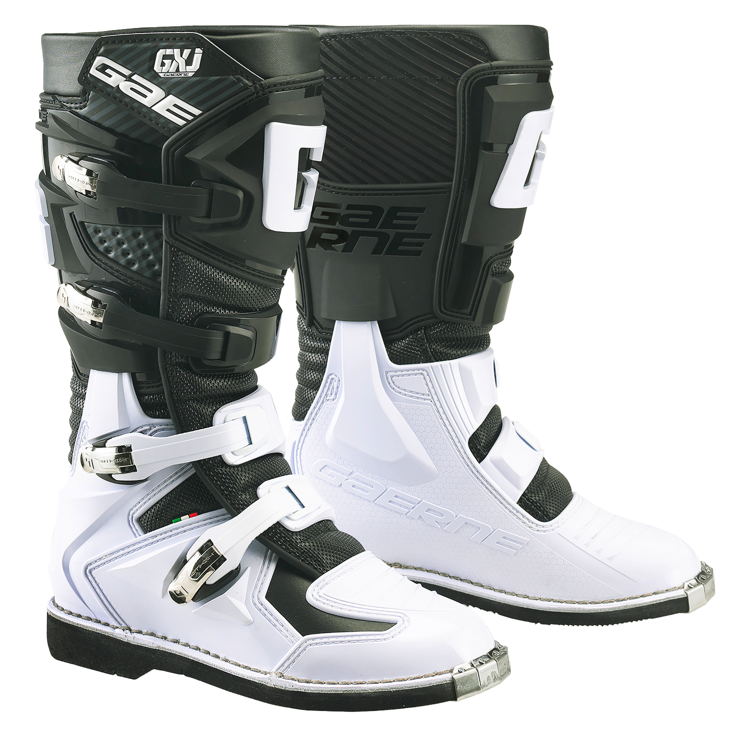 GAERNE GXJ Motorrad Crossstiefel Kinder schwarz/weiß