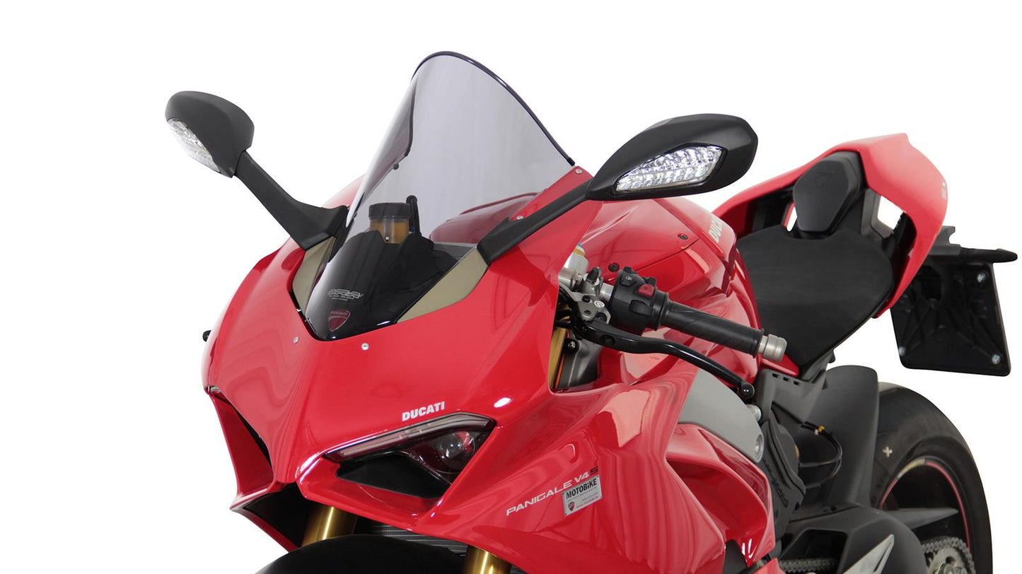 Racingscheibe R rauchgrau passend für Ducati PANIGALE V4/S 2018-2019 PANIGALE V2 2020-