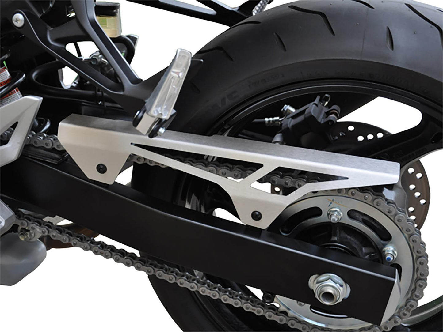 ZIEGER Kettenschutz silber passend für Suzuki GSR 750 2011-2016