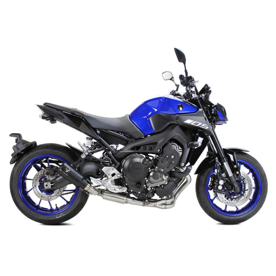 IXRACE MK2 Auspuff schwarz passend für Yamaha MT-09 XSR 900 16- - Kama Bike Parts