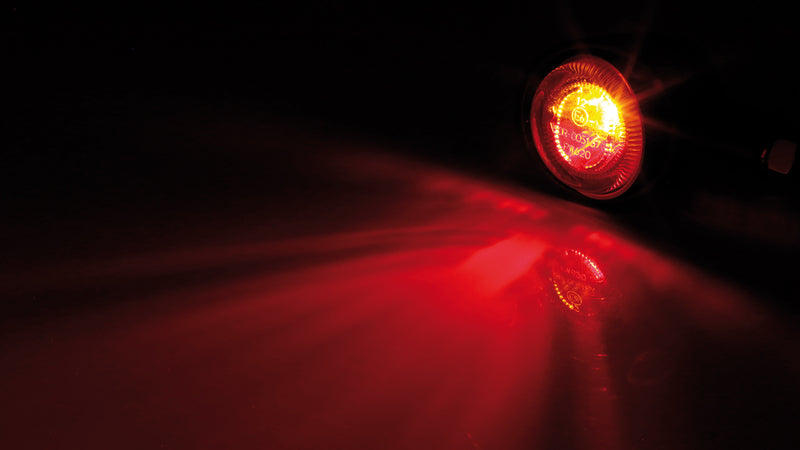 HIGHSIDER Classic-X1 Motorrad LED Rücklicht Blinker 3in1 Chrom E-geprüft Paar