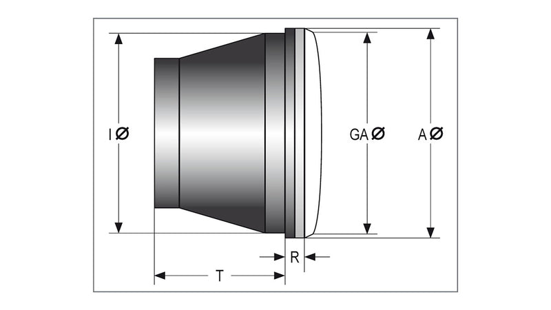 HIGHSIDER 90 mm Motorrad Scheinwerfereinsatz H7 Klarglas E-geprüft (1Stck)