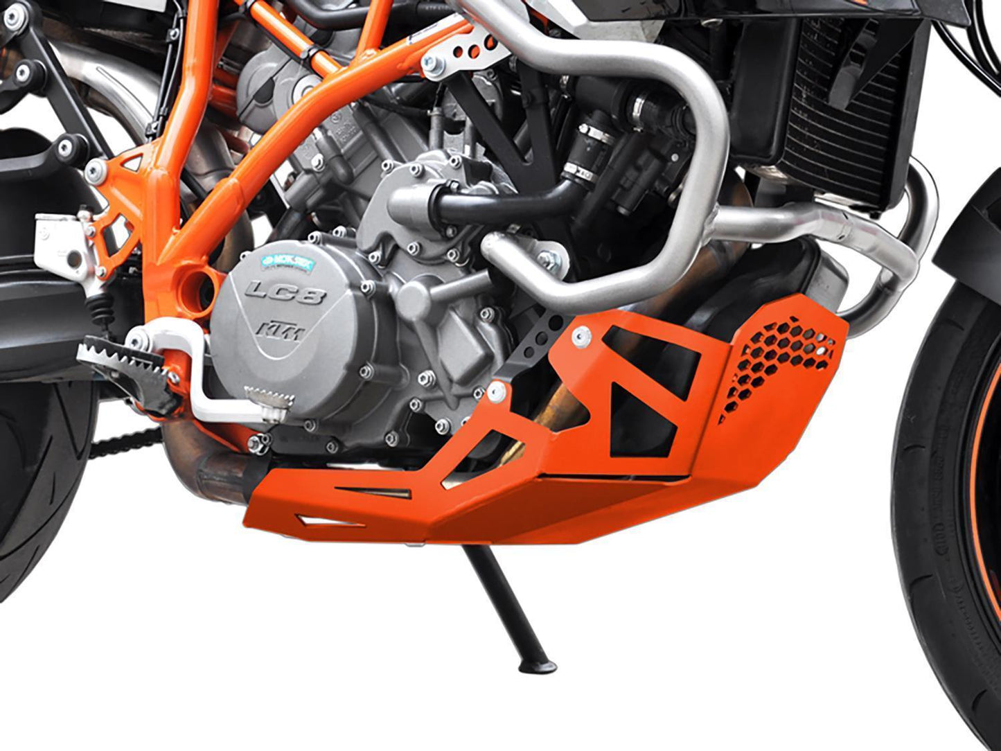 ZIEGER Motorschutz orange passend für KTM 990 Supermoto SMT 2008-2014