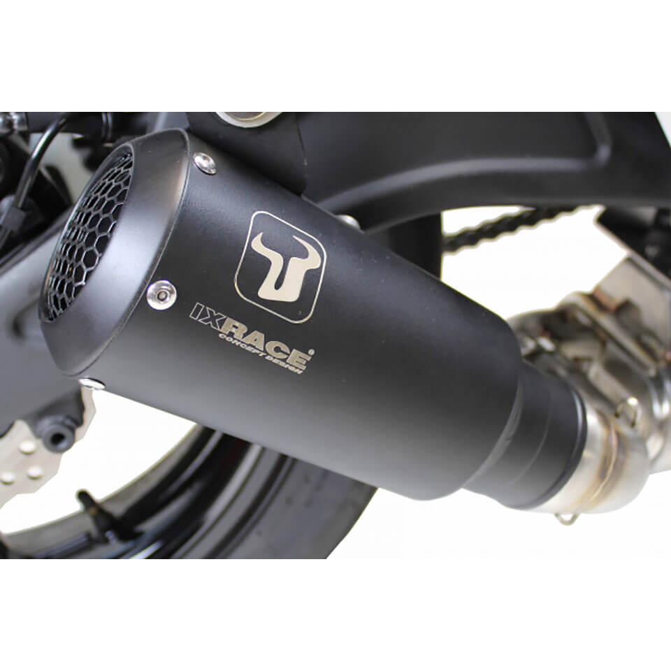 IXRACE MK2 black Auspuff passend für Husqvarna 401 Vitpilen 2021-2023 - Kama Bike Parts