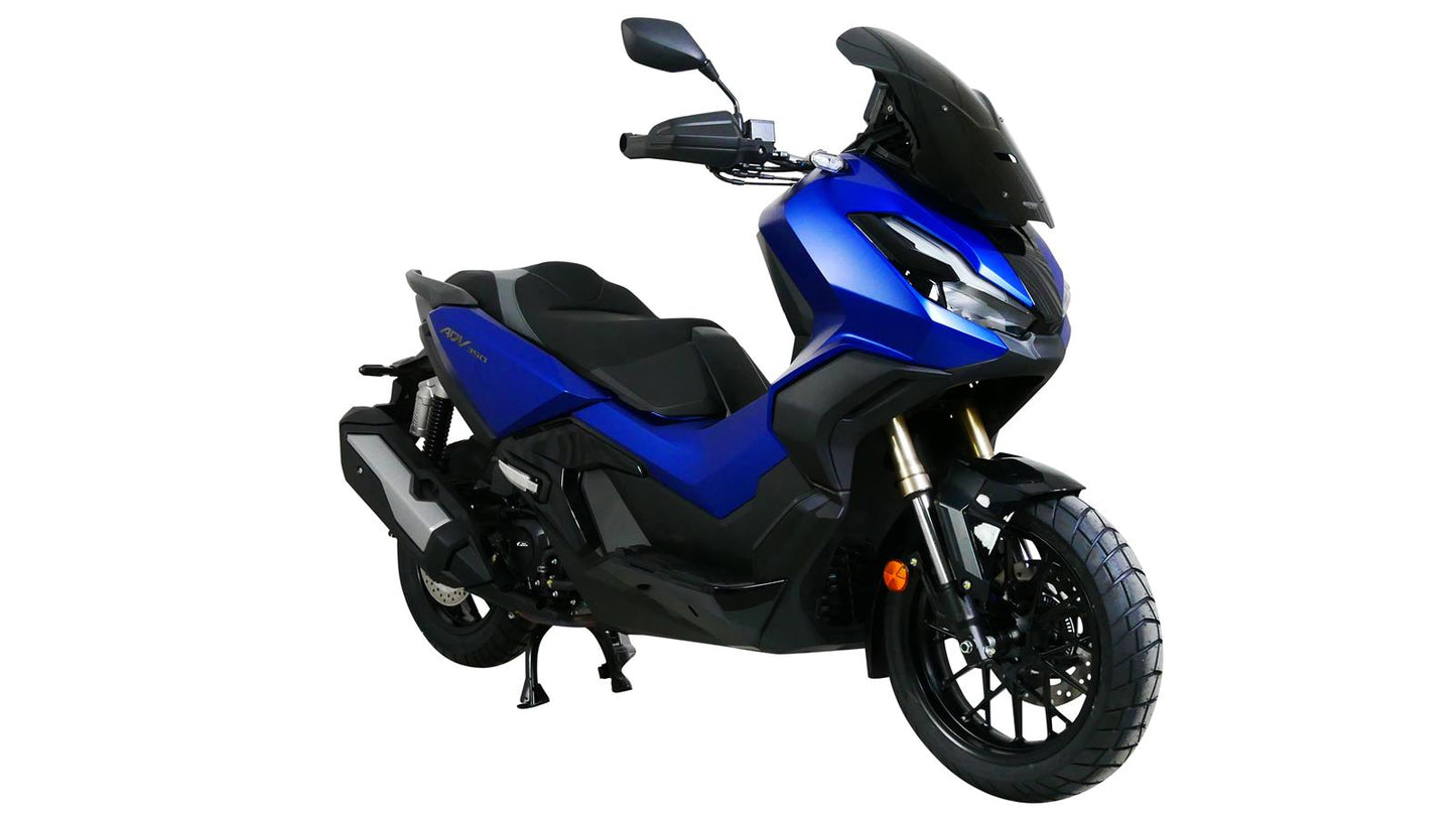 MRA Tourenscheibe "TM" schwarz passend für Honda ADV 350 2022-