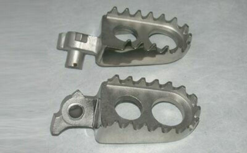 BIHR Fußrasten Stahl passend für Honda CR 250 R 1995-1999 - Kama Bike Parts