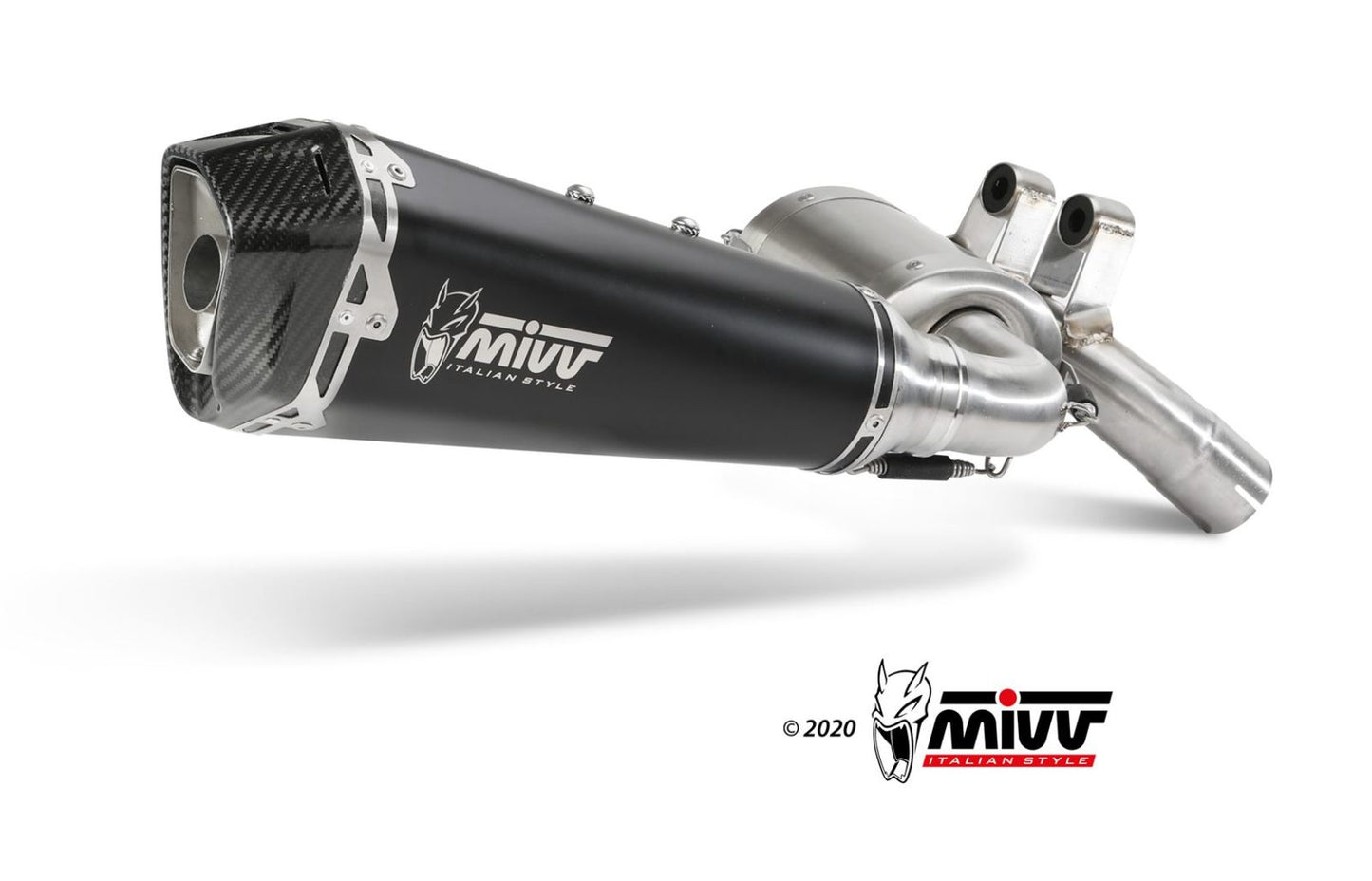 MIVV DELTA RACE Auspuff schwarz passend für BMW F 900 R 2020-2026