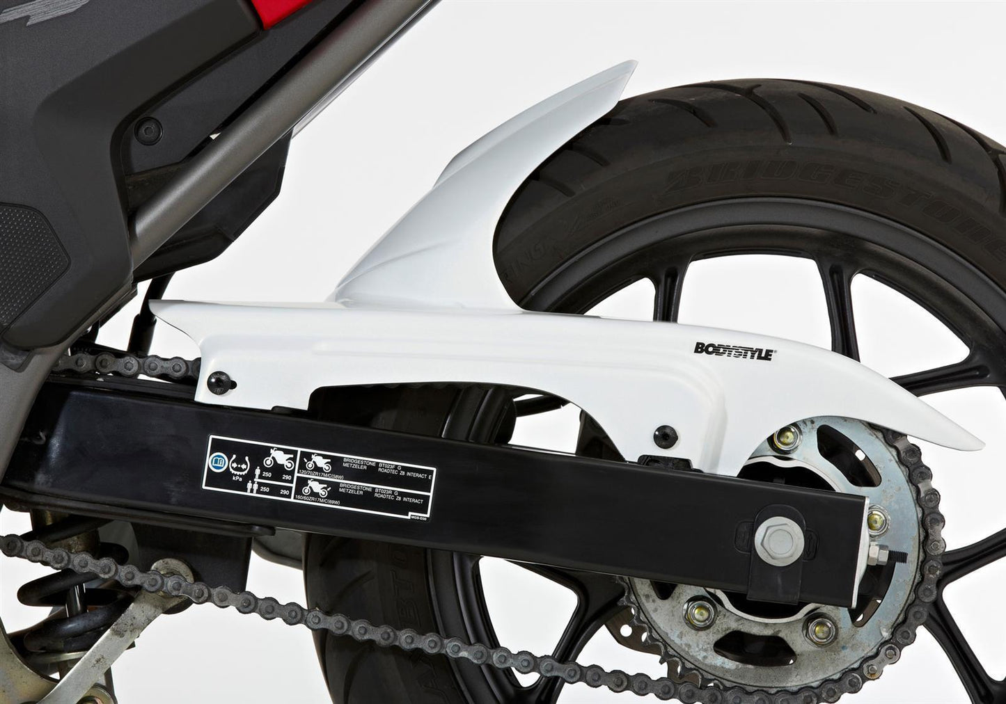BODYSTYLE Hinterradabdeckung passend für Honda NC 700 X 2012-2013 - Kama Bike Parts