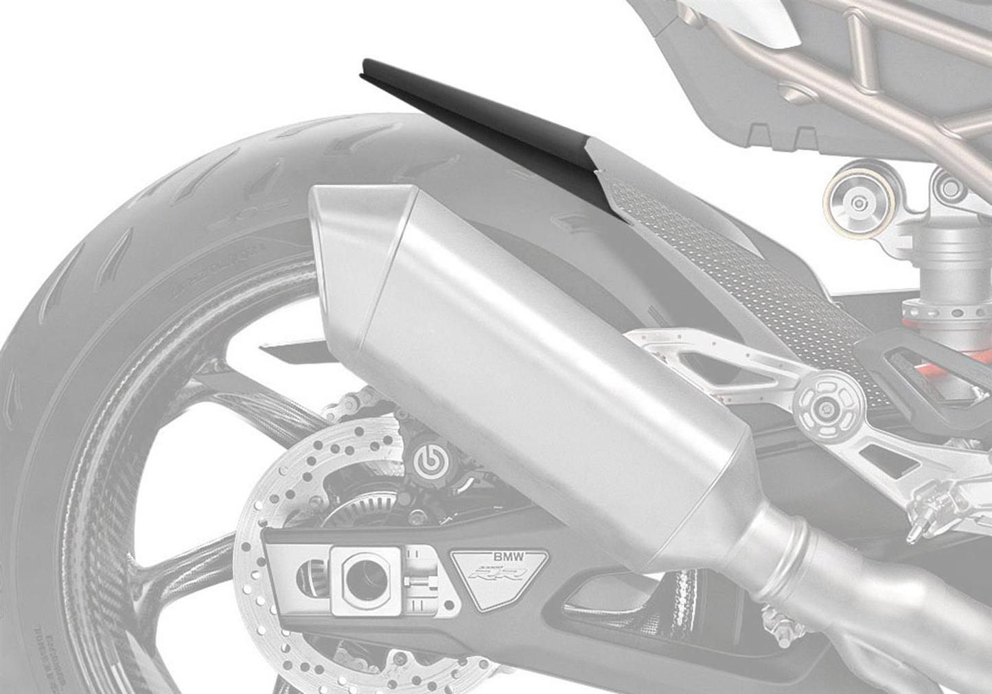 BODYSTYLE Hinterradabdeckungsverlängerung passend für BMW S 1000 R 2019-2020 - Kama Bike Parts